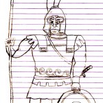 Rubelsan - desenho heroi