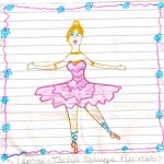 Thalia - desenho dançando