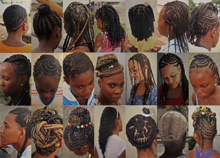 Cultura negra é cada vez mais presente no visual e nas músicas preferidas pelos jovens Foto cultura negra - o estilo afro refletido em penteados de diferentes gerações